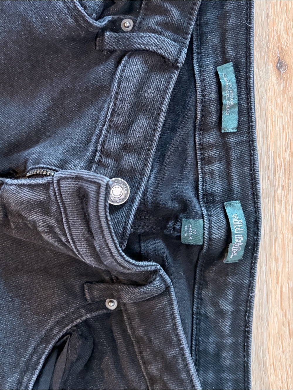 wild fable Black Wide Leg Jeans